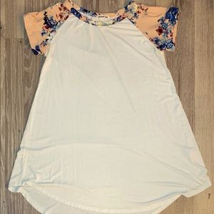 Lollipop Star Floral Sleeve Top
